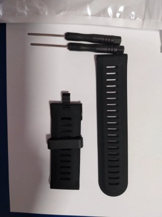 Correas Garmin Fenix 3HR Azul y Negra Nuevas