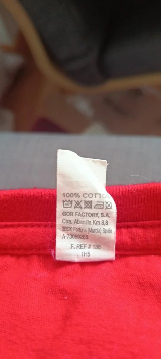 Camiseta Vaqueros de Alzada XL Roja