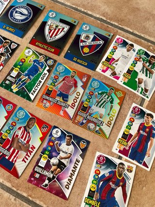 Lote cromos Adrenalyn XL Liga Santander