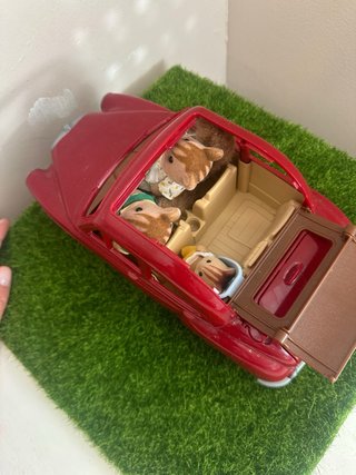 Coche rojo y carrito Sylvanian Families