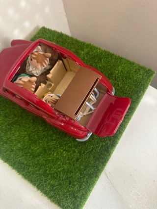 Coche rojo y carrito Sylvanian Families