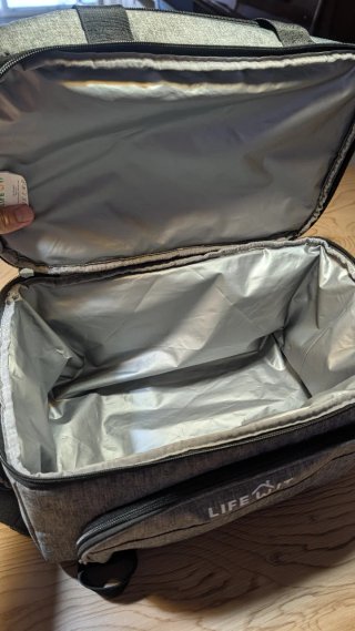 Bolsa nevera LIFE WIT 20L gris