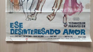 Cartel Original Ese Desinteresado Amor (1963)