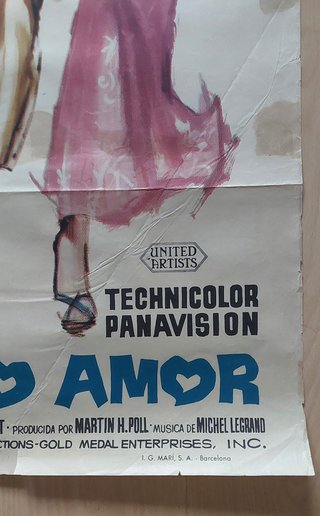 Cartel Original Ese Desinteresado Amor (1963)