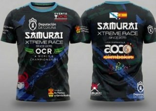 Camiseta Oficial Samurai Xtreme Race  Varias Talla