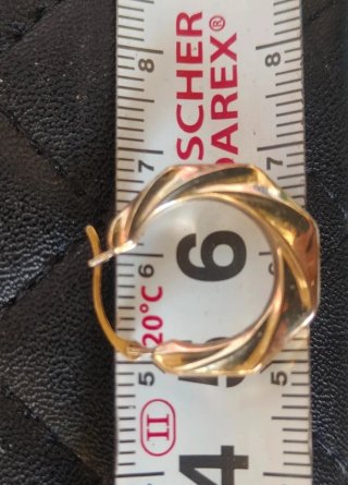 Pendientes Aro Mujer Oro 9k
