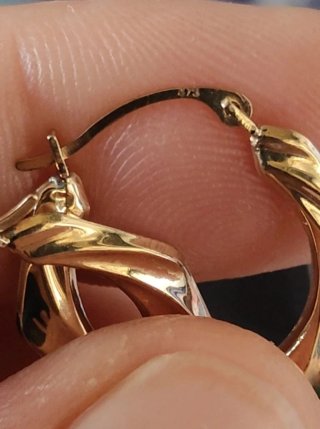 Pendientes Aro Mujer Oro 9k