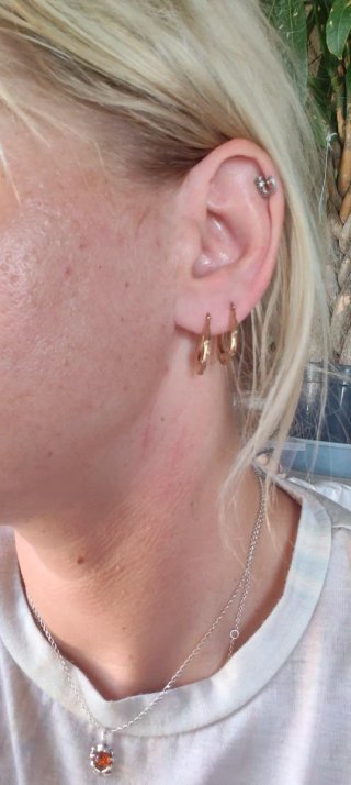 Pendientes Aro Mujer Oro 9k