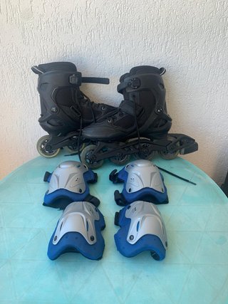 Patines en línea y protecciones TALLA 38-39
