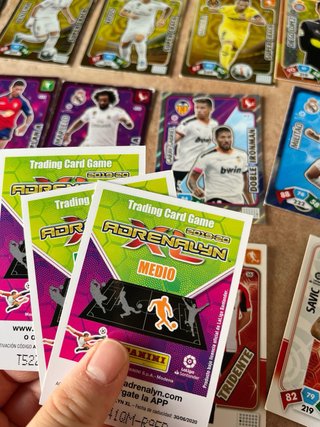Lote cromos Adrenalyn XL Liga Santander