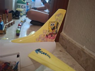 Avión Juguete Bob Esponja