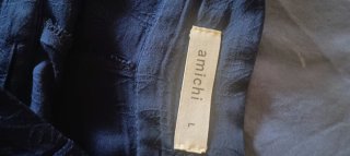 Amichi Pantalones Culotte Azul Marino