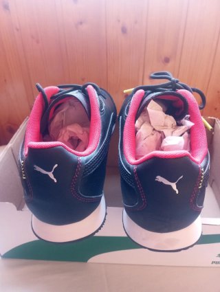 Zapatillas Puma Ferrari Negras y Rojas