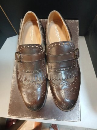 Zapatos Old Signature Talla 41 Piel Marrón