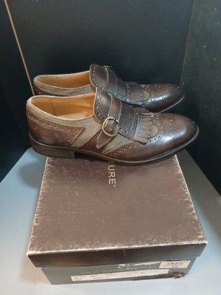 Zapatos Old Signature Talla 41 Piel Marrón