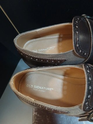 Zapatos Old Signature Talla 41 Piel Marrón