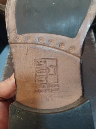 Zapatos Old Signature Talla 41 Piel Marrón