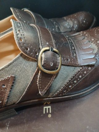Zapatos Old Signature Talla 41 Piel Marrón