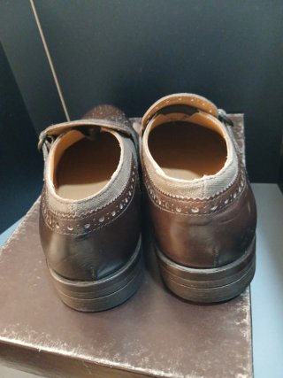 Zapatos Old Signature Talla 41 Piel Marrón