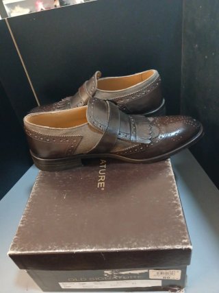 Zapatos Old Signature Talla 41 Piel Marrón