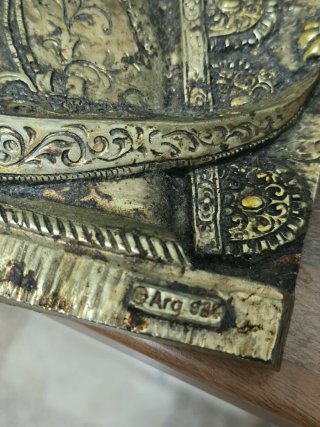 Virgen del Rocío Baño Plata