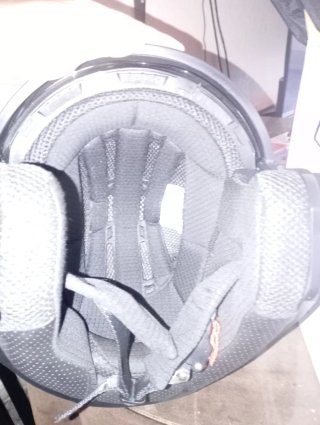 Casco de moto KRP negro Sin visera