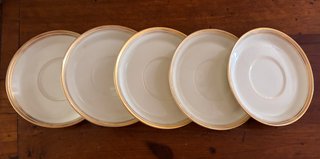 5 Piattini Caffè Vintage Richard Ginori