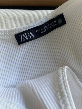 Vestido blanco Zara tirantes