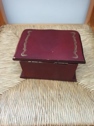 Caja joyero de madera con cajones