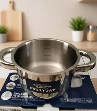 Set di 3 Casseruole Everyday in acciaio inox 18/10