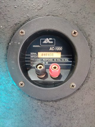 Pareja Altavoces Aoustic Control AC1000 Pasivos