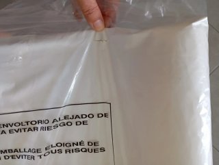 Relleno cambiador bebé con funda de plastico
