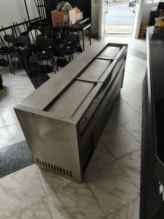Nevera de barra inox