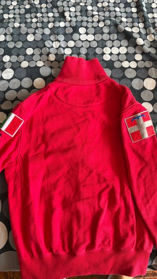 Felpa Kappa Piemonte Uomo Tg M Rossa