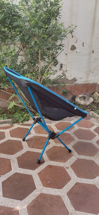 Silla Camping Niño Azul y Negra