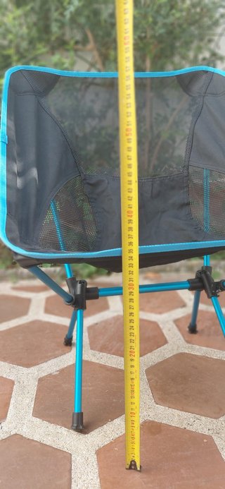 Silla Camping Niño Azul y Negra