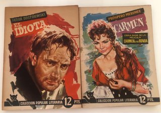 LOTE DE LIBROS COLECCIÓN POPULAR LITERARIA