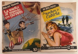 LOTE DE LIBROS COLECCIÓN POPULAR LITERARIA