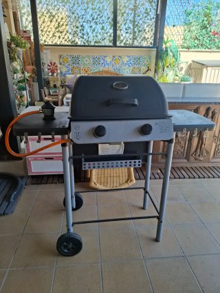 Barbacoa Gas LDK Negra 100x48x100cm