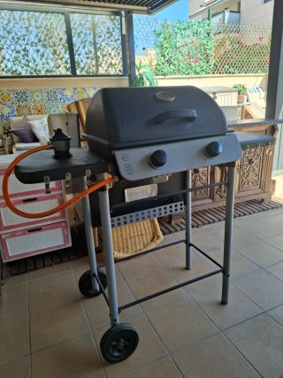 Barbacoa Gas LDK Negra 100x48x100cm
