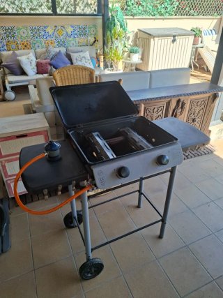 Barbacoa Gas LDK Negra 100x48x100cm