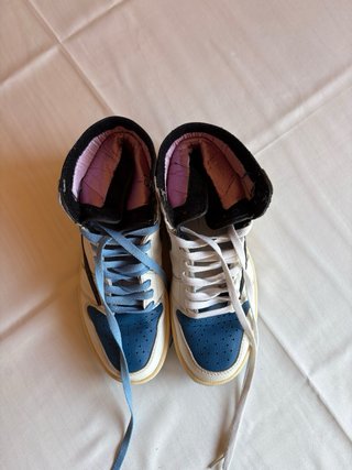 Air Jordan 1 Travis Scott x Fragment Blu/Bianco