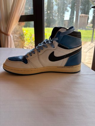 Air Jordan 1 Travis Scott x Fragment Blu/Bianco