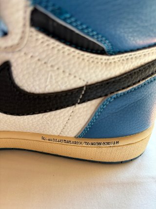 Air Jordan 1 Travis Scott x Fragment Blu/Bianco