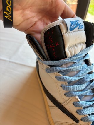 Air Jordan 1 Travis Scott x Fragment Blu/Bianco