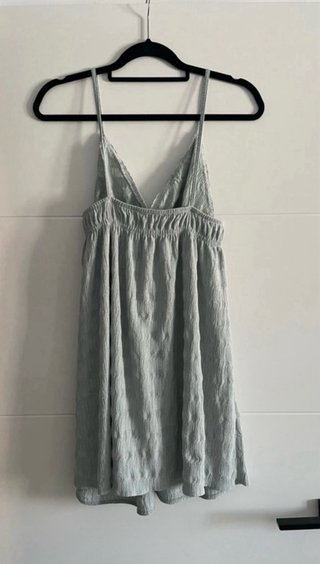 Vestido verde agua