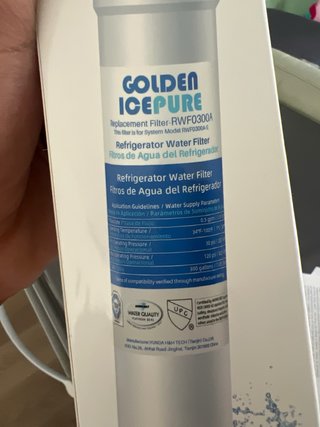 Filtro acqua ricambio GOLDEN ICEPURE RWF0300A