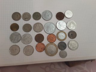Lote de monedas variadas