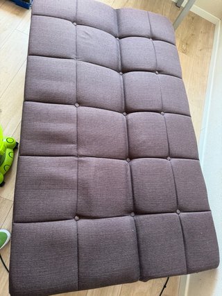 Sofá Cama Tapizado Marrón
