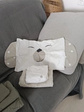Juego de sábanas cuna oso